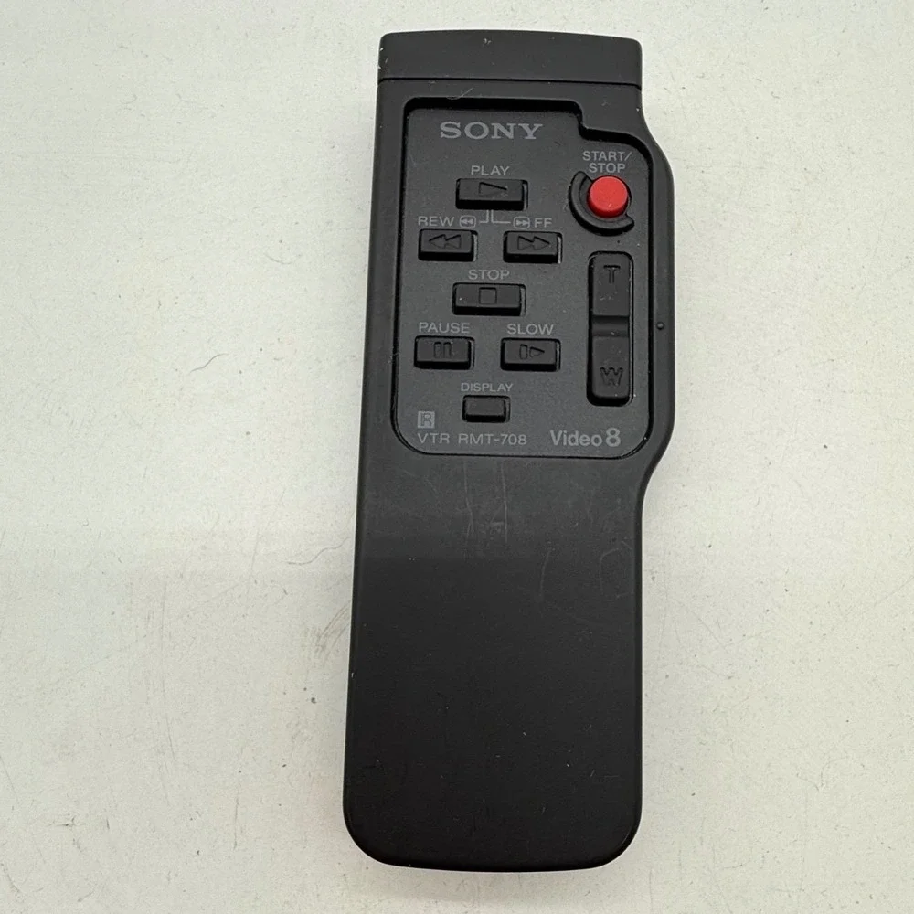 Sony RMT-708 Wireless Remote Commander Video 8 VTR Camcorder Control Black